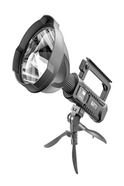 ROVERIM Lanterna Profesionala cu trepied, Raza de actiune 800m, 4 moduri de i...