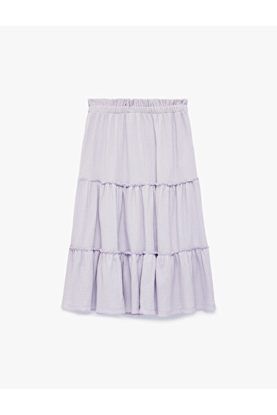Koton Girl'S Lila Midi Skirt