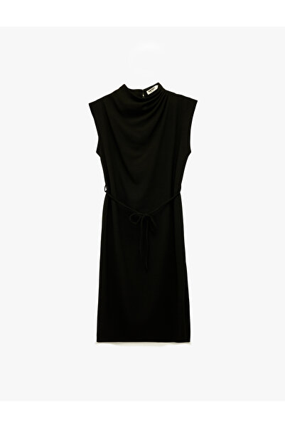 Koton Women'S Black Midi Dress