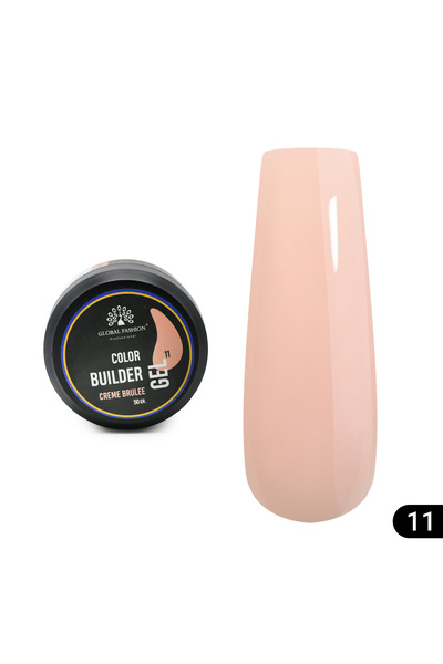 global fashion Nail modeling gel 50 g, Color Builder Gel 11- Creme brulee