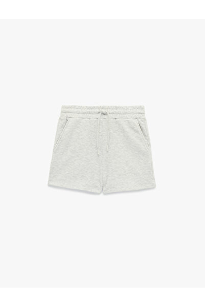 Koton Women'S Light Grey Mini Shorts