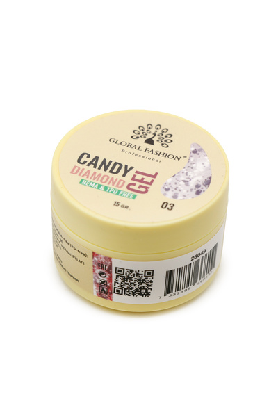 global fashion Set de 2 unități: Gel pentru modelarea unghiilor 15 gr, Diamon...