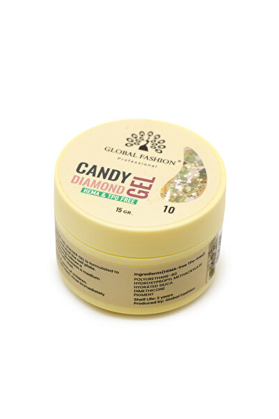 global fashion Set de 2 unități: Gel pentru modelarea unghiilor 15 gr, Diamon...
