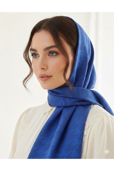 Venom Boutique Bijouterie Accessory Kazayağı Desenli İpek Jakar Şal – Kaymaz,...