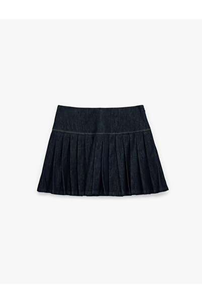Koton Women'S Dark Indigo Women'S Skirts