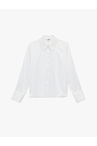 Koton قميص ساتان نسائي