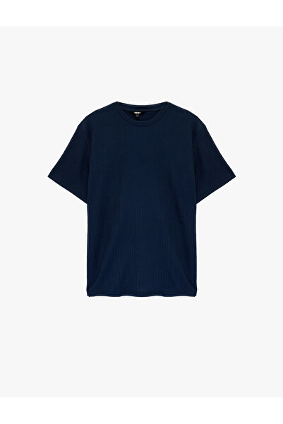 Koton Men'S Marine Crew Neck T-Shirt