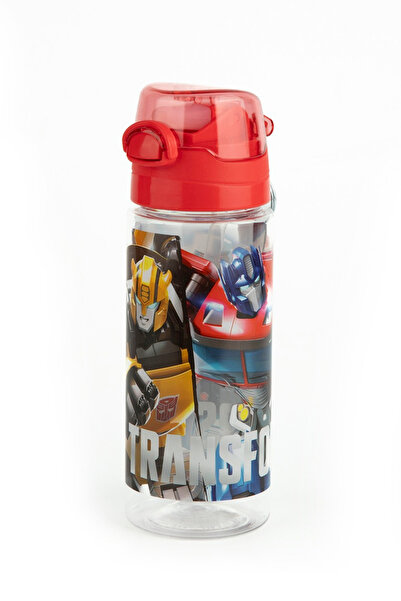 transformers Licensed Opti̇mus Prime Printed School Water Bottle