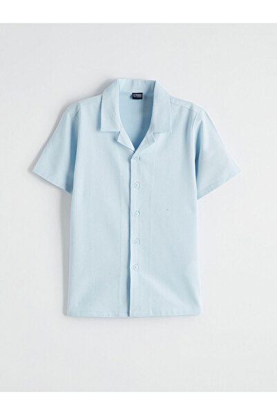 LC Waikiki Quality Pieces from Çelebi Store Cuban Roba Collar Boys' Shirt