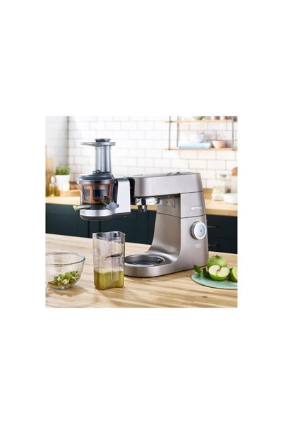 Kenwood جهاز تحضير الطعام للمطبخ، عصارة خضروات وفواكه بطيئة الدوران، لجمع الألياف والبازلاء KAX720PL