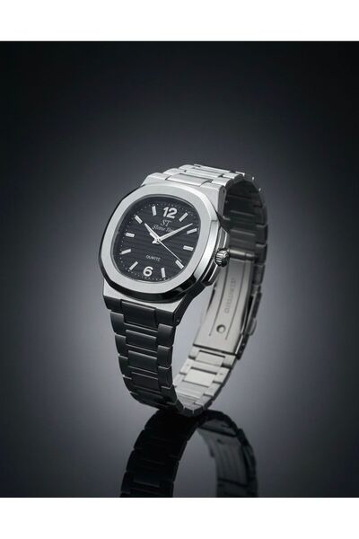 CAST COLLECTİON Men's Silver Color Luxury Watch