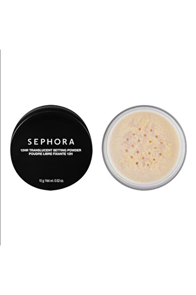 SEPHORA 12 Saat Kalıcı Sabitleyici Toz Pudra - Kalıcı Matlaştırıcı Şeffaf Toz...