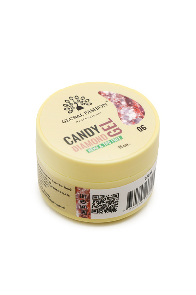 global fashion Set de 2 unități: Gel pentru modelarea unghiilor 15 gr, Diamon...