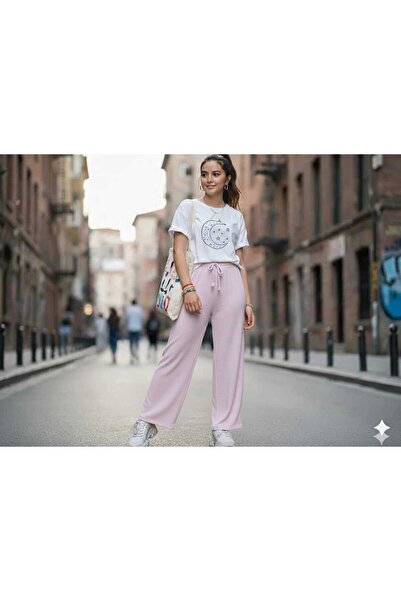 LYZALÜXEN KIZ ÇOCUK 4 MEVSİM MÜSLİN EŞOFMAN ALT 9*10*11*12*13*14*15*16 YAŞ