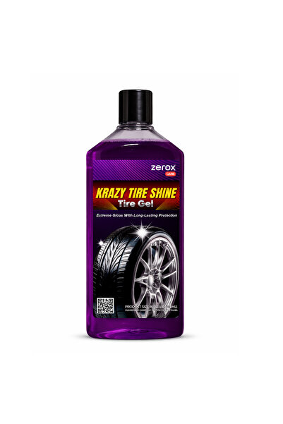Zerox جل تلميع الإطارات 473 مل، لمعان عالي، حماية طويلة الأمد ضد الأشعة فوق ا...