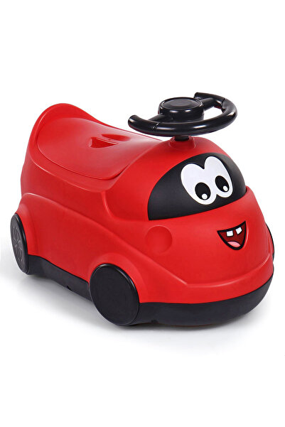 Fab N Funky كرسي مرحاض للأطفال بتصميم قابل للركوب مع عجلة قيادة، وعاء قابل لل...