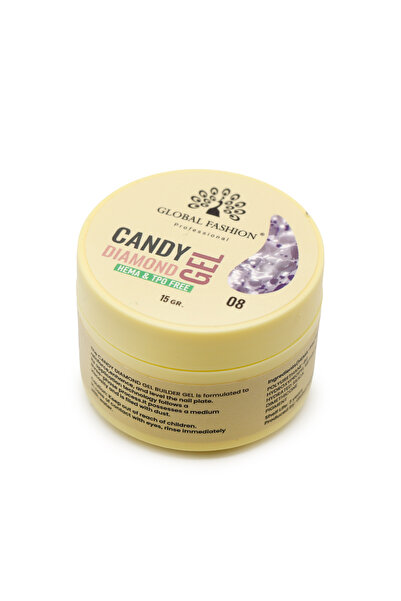 global fashion Set de 2 unități: Gel pentru modelarea unghiilor 15 gr, Diamon...