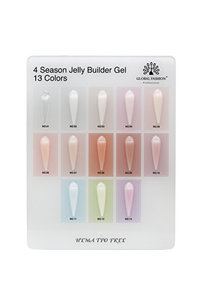 global fashion Set de 2 unități: Gel pentru modelarea unghiilor 15 gr, 4 Seas...