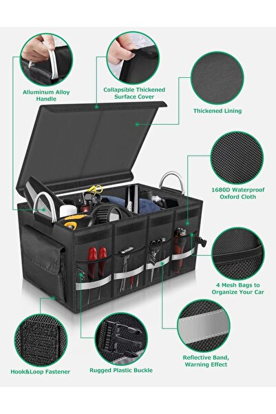 CLOUDFOUR منظم صندوق السيارة