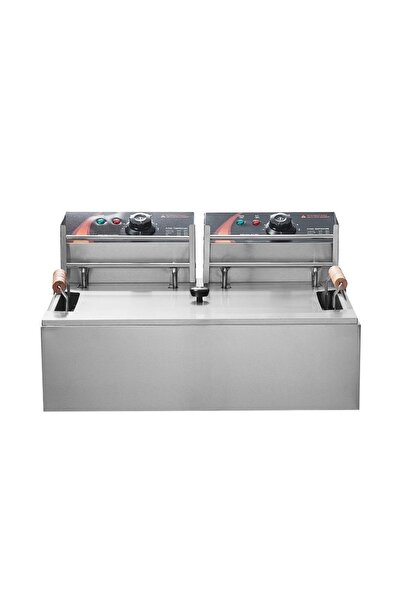 Amir Electric Fryer 2500W Capacity 12 liters made of stainless steel for home...