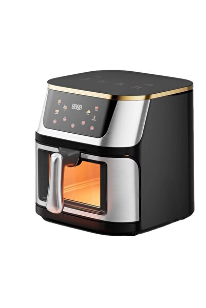 Amir Friteuză cu aer cald Airfryer fără ulei, ecran tactil digital, funcții d...