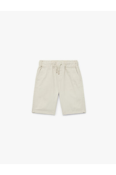 Koton Boy'S Grey Cotton Basic Shorts