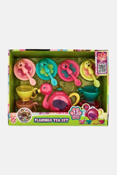 Boley 13 Pcs Flamingo Tea Set