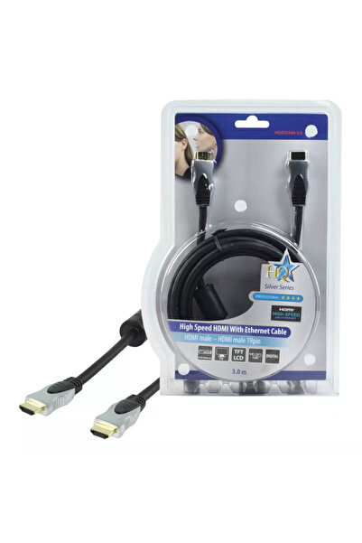 OEM Cablu HDMI tata - HDMI tata High Speed cu Ethernet 3m HQ