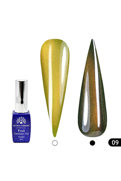 global fashion Set de 3 unități: Ojă semipermanentă ochi de pisică Fruit 11D ...