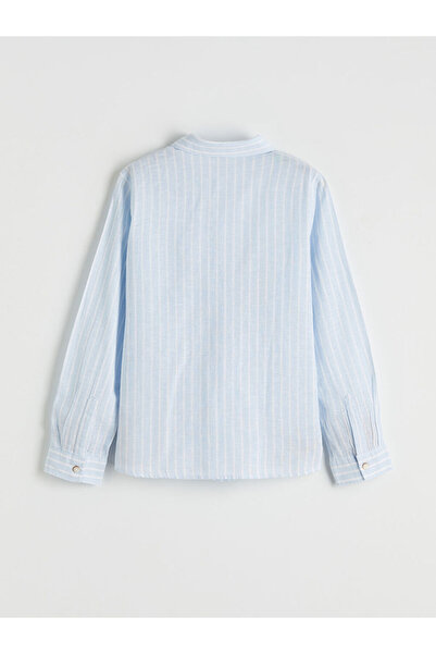 LC Waikiki Striped Linen Blended Boy's Shirt