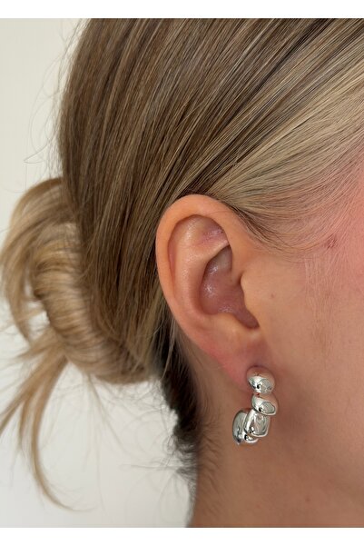 KİLİGİSTANBUL Ultra Light Asymmetric Piece Earrings