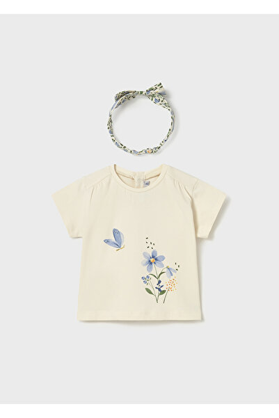 MAYORAL Baby Girl T-Shirt with Hair Band