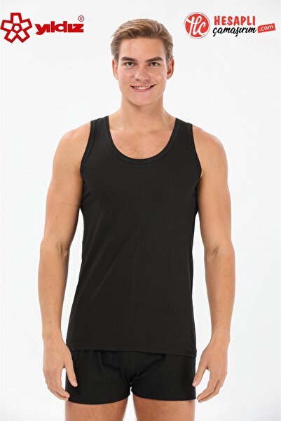 YILDIZ Men's Super Thin Black Modal Cotton Comfortable Sweat-Absorbing Summer...