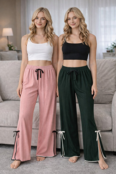 Rosa Lui Γυναικεία άνετα παντελόνια και φόρμες Lycra 2 τεμαχίων, casual άνετα...