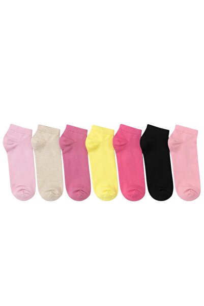 JUST SOCKS 7-Pack Children's Cotton Booties Socks