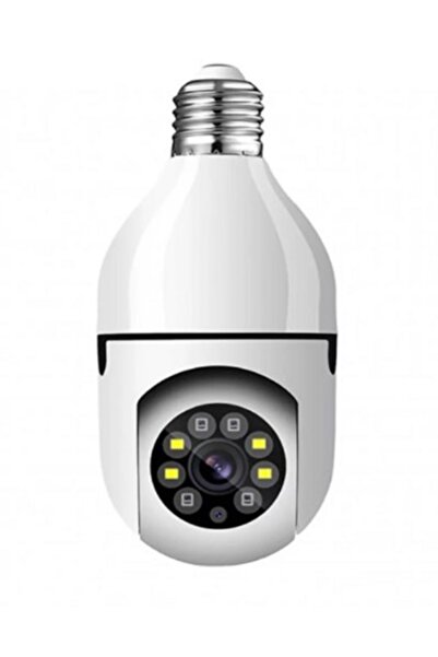 Amir WiFi Bulb Type Surveillance Camera with 355 Rotation Full HD PIR Motion ...