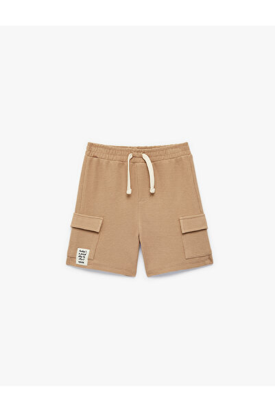 Koton Baby Boy Brown Cotton Shorts