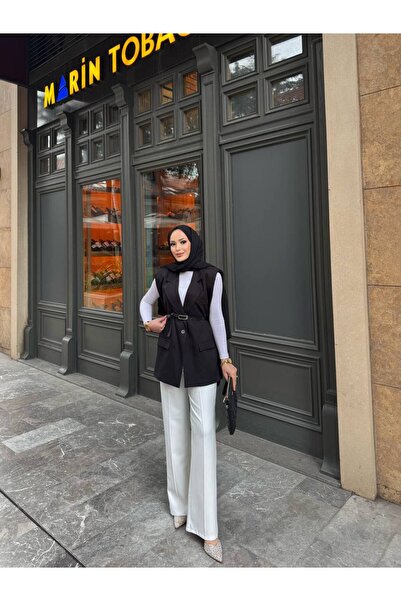 Rabona Fashion Modern Fit Stylish Sleeveless Jacket