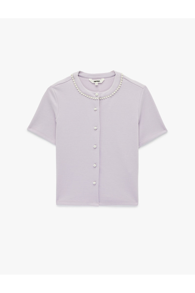 Koton Women'S Lila Short Sleeve Crop Cardigan