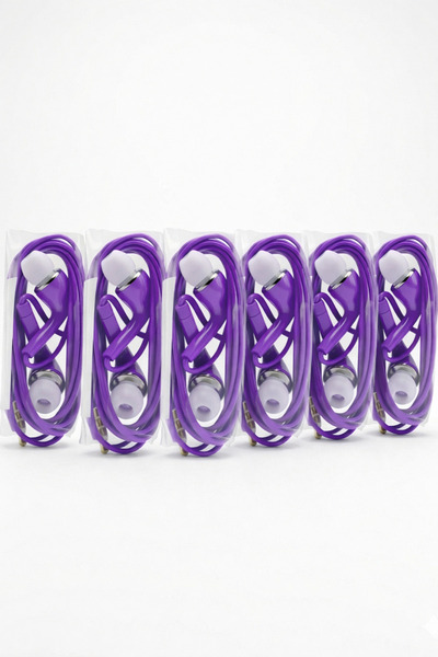 NACG (6Adet) Samsung ve Tum Android telefonlar uyumlu Silikonlu Kulaklık 6Ade...