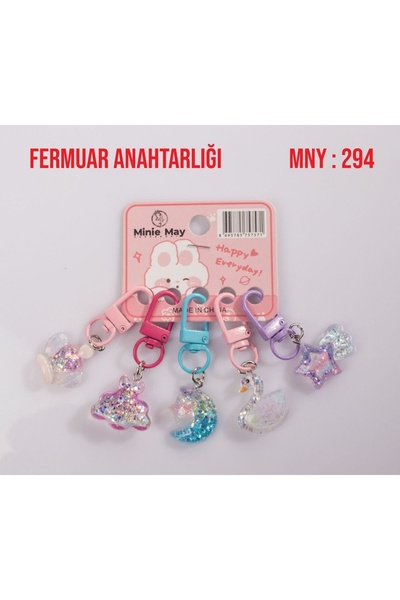 senacacollection Σετ 5 τεμαχίων μπρελόκ σε σχήμα τσάντας