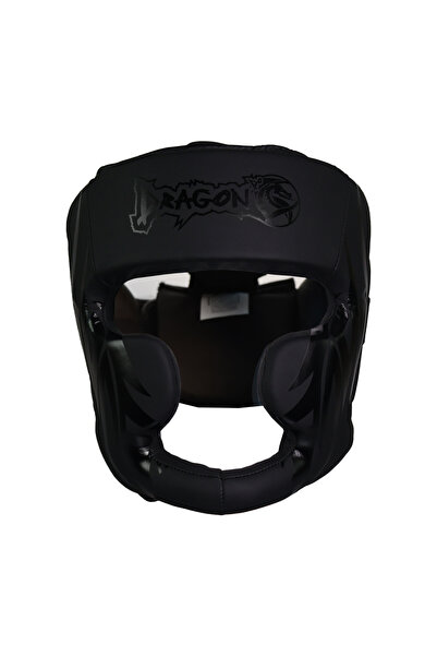 Dragondo 11749-P Black Mamba Yanakları Korumalı Kask