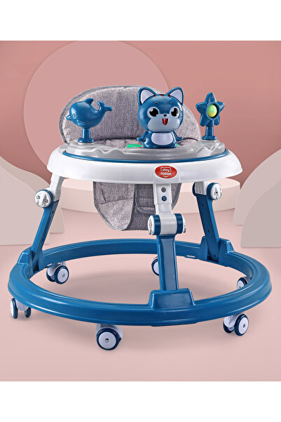 PlayNation مشاية أطفال متعددة الوظائف من بلاي نيشن، بتصميم قطة، قابلة لتعديل ...