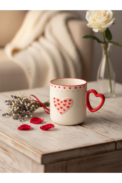 Tohana Heart Porcelain Mug