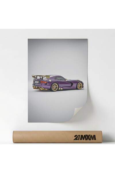 21mxm Poster Auto Premium - Viper ACR 10 – Design Minimalist, 30 x 40 cm, Far...