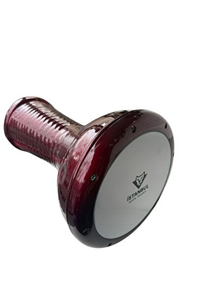istanbul müzik tedarik Profesyonel Kırmızı Aliminyum Döküm Mısır Darbuka Yeti...