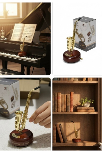 Elia Home Saksafon Müzik Kutusu ile En Özel Hediyeyi Siz Verin 🎁