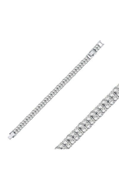 Merano Design 4mm Çift Sıra Su Yolu Bileklik