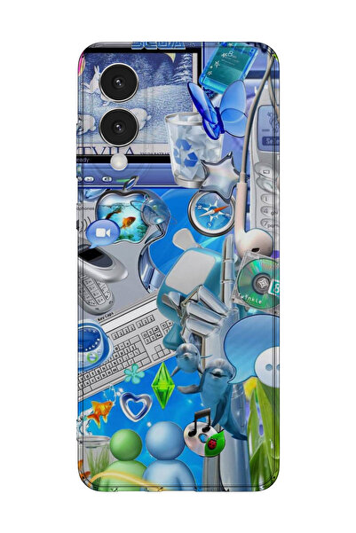 lelia غطاء هاتف شفاف مطبوع متوافق مع سامسونج جالاكسي S25 إيدج |   مجموعة: إير...