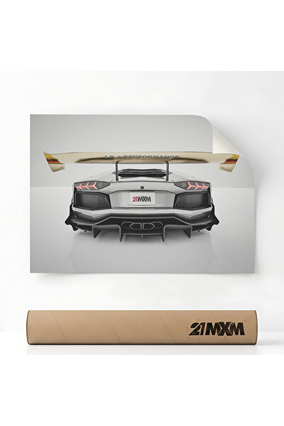 21mxm Poster Auto Premium - SCV12 11 – Design Minimalist, A4 (21 x 29.7 cm), ...